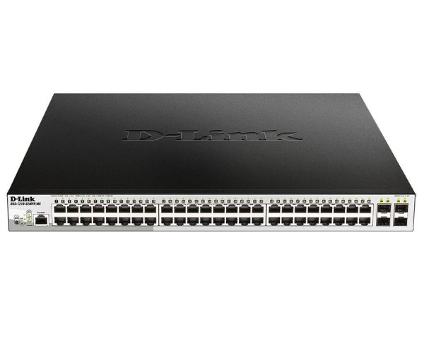 Коммутатор D-link DGS-1210-52MPP/ME/B 48x10/100/1000 Мбит/сек, управляемый