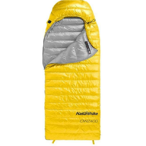 Спальный мешок Naturehike Ultralight CW400 220х85 см, желтый